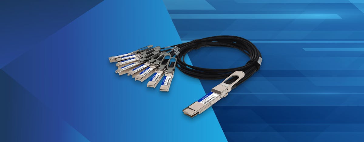 QSFP-DD breakout cables empower and simplify top-of-rack 400G data center deployments